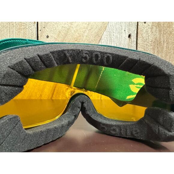 Bolle Ski Goggles Green Adjustable Elastic Strap With Yellow Shield - Picture 6 of 9